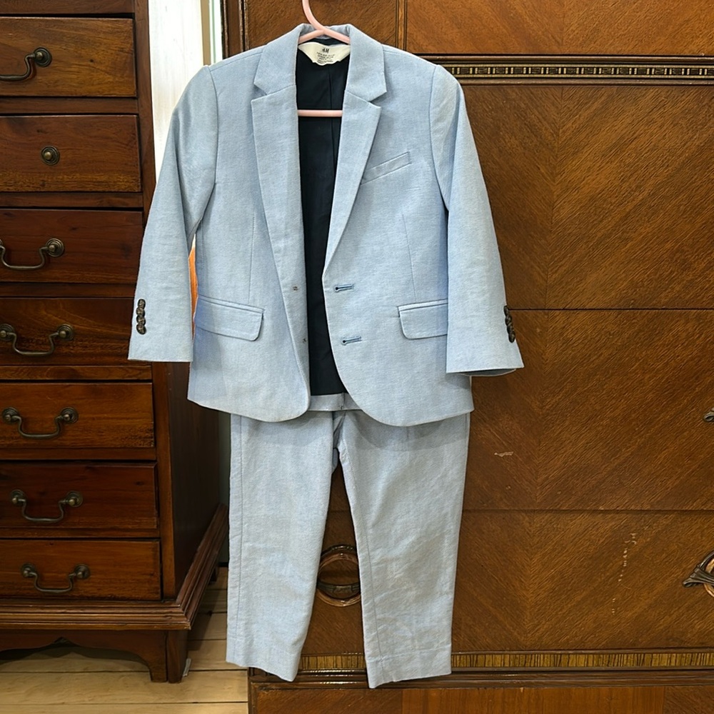 H&M 3T Light Blue Suit
